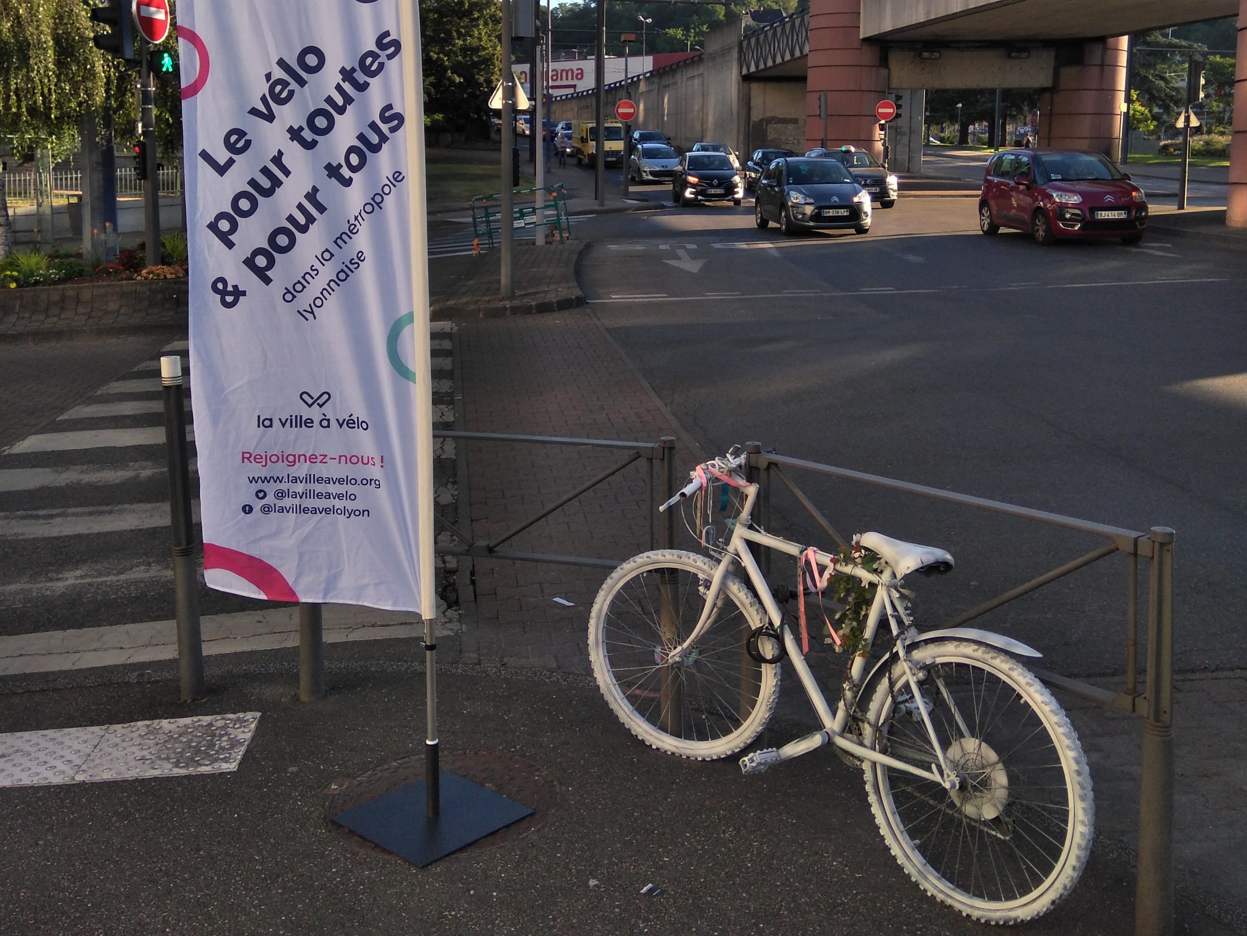 Accident corporel à vélo