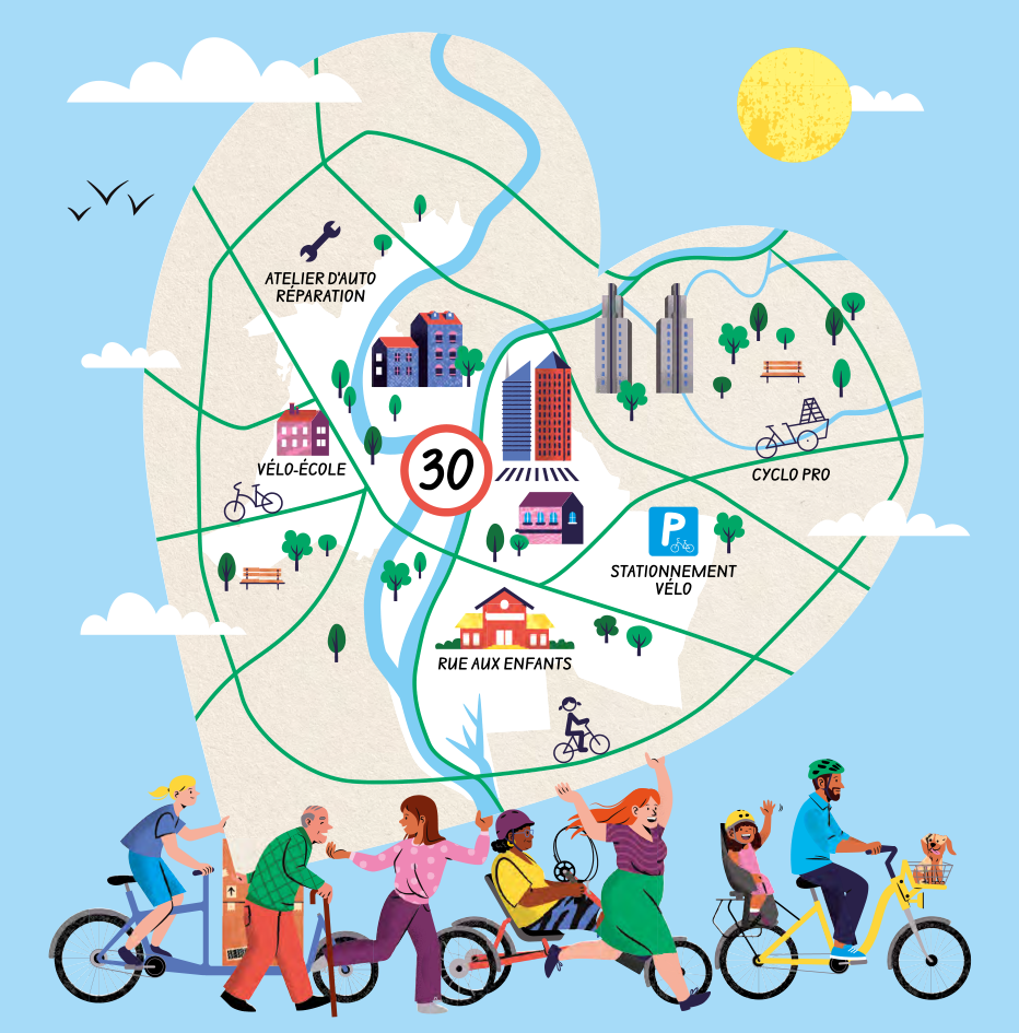 Image principale du plaidoyer Marche et Vélo