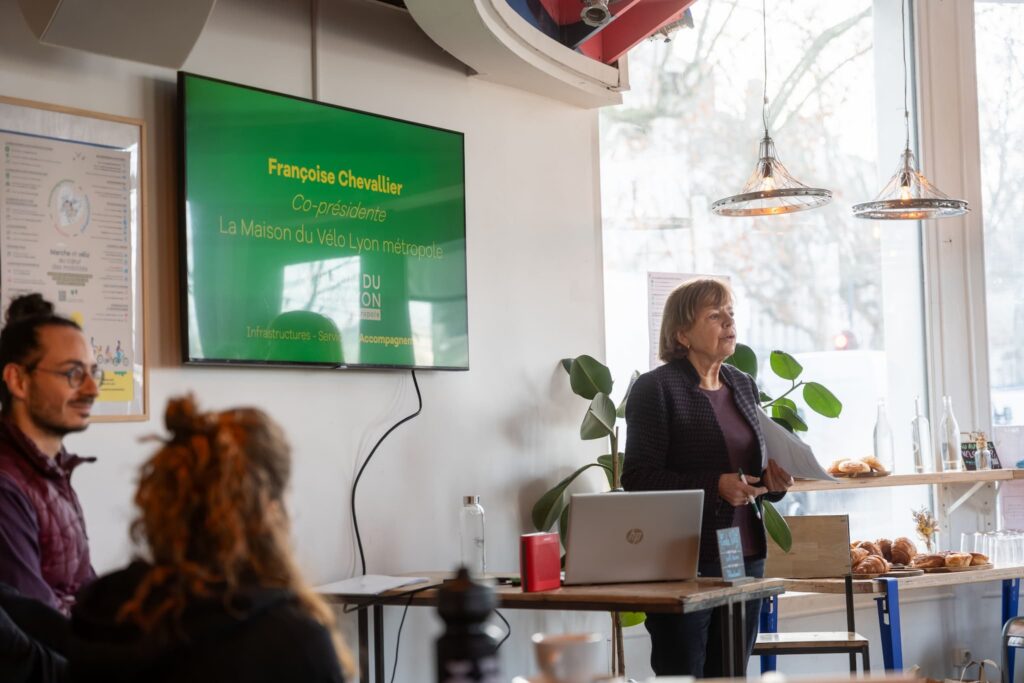 Françoise Chevalier, coprésidente de la Maison du Vélo