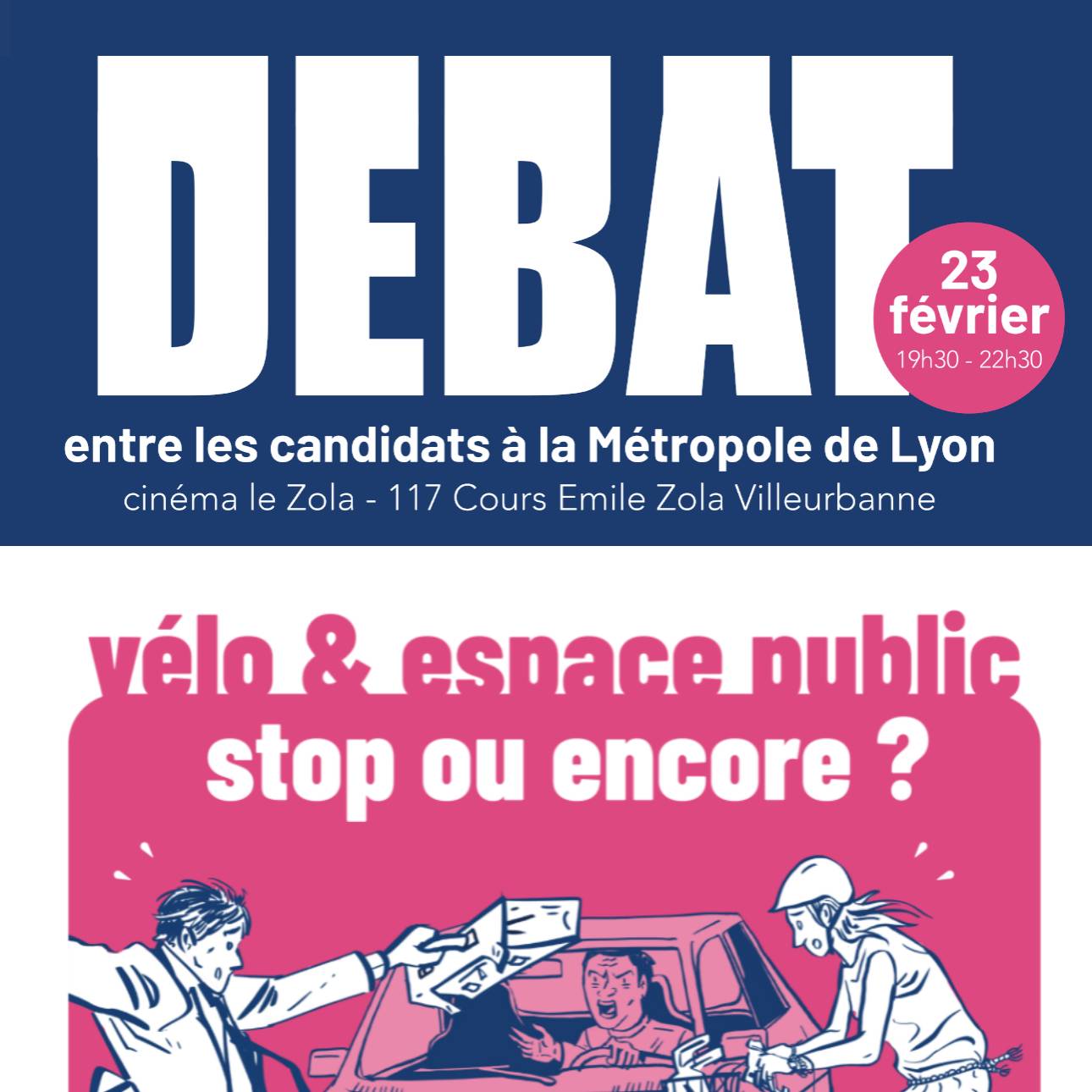 Débat entre les candidats à la Métropole – Vélo et espace public stop ou encore?