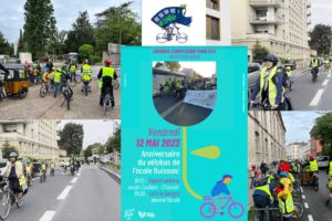 12 mai : le VéloBus des castors a fêté son 1er anniversaire !