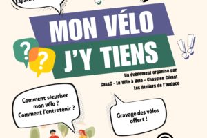 Mon vélo j'y tiens ! Rdv le 11 octobre sur l'agora de Chassieu