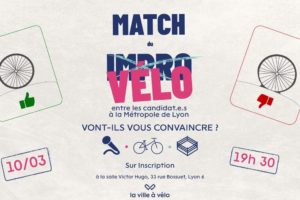 Inscrivez-vous au Match du Vélo le 10 mars 2020 entre des candidat·e·s aux élections métropolitaines